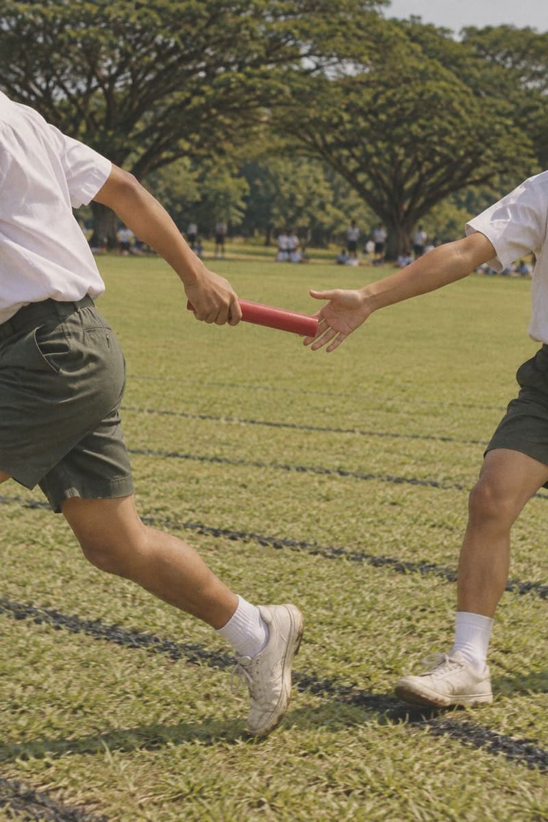 运动会的接力棒